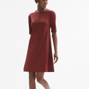 **Eggplant-colored** MM LaFleur Emily dress